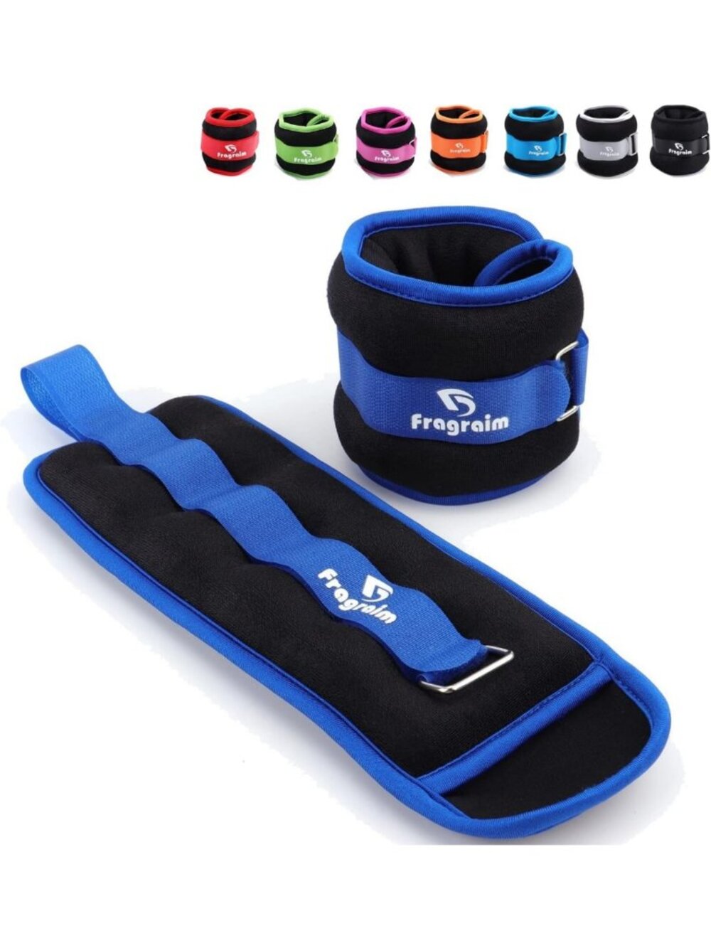 Adjustable Ankle Weights for All Ages - 1 to 20 LBS for Strength Training